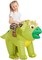 GOOSH Inflatable Kids and Adult Triceratops Costume Halloween Dinosaur Blow up